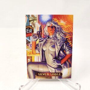 1994 SILVER SABLE #110 Marvel Masterpieces Trading Card (a6)